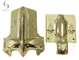 Shining Gold Color PP Recycle Casket Corner Casket Decoration And Handles 2# LG