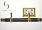 Gold Finish Funeral Coffin Accessories Swing Bar Set ABS Material With Steel Bars C