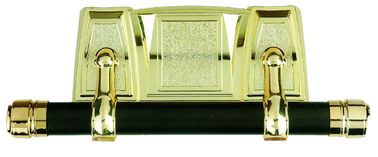 European Style Gold Casket Swing Bar Funeral Polished High Strength Customized SW-FG