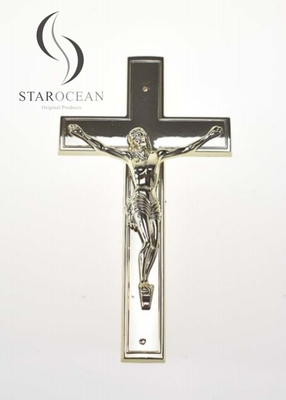 صليب جنازة بلاستيكي مع تصميم حديث 19.5*11 سم تابوت أطفال مضغوط PJ-02S